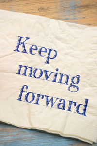 keep moving forward