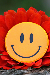 Smiling flower for laughter