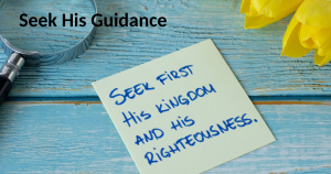 Seek God sticky note