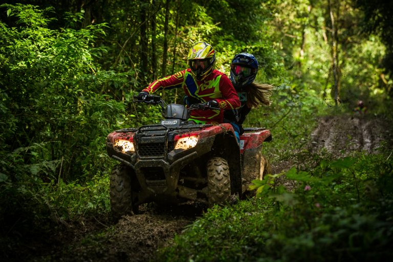 couple on quad navigating the empty nest